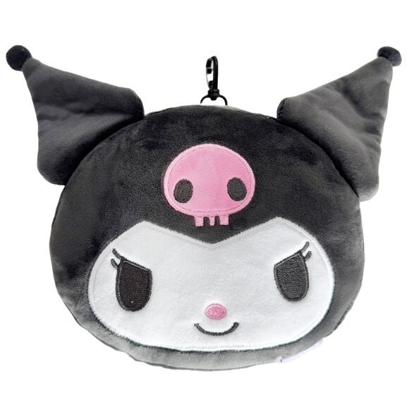 Sanrio Kuromi Big Face Plush Travel Pillow - Picture 1 of 4